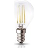 Kobi Light 4W LED lemputė, E14, skaidri, 3000K
