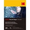 Kodak Premium Fineart Smooth Photo Paper 20 vnt. A4 21x30cm / Kat. 9891-092