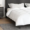 2-in-1 Antklodė Balta 260 x 220 cm Plunksna