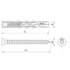 Koelner/Rawlplug Nailoninis kaištis su varžtu RawlPlug R-FF1-N-08L160; 7,8x160 mm; 5,8x167 mm; T30; 50 vnt.