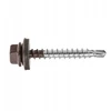 Koelner/Rawlplug Cinkuotas savisriegis su tarpine RAWLPLUG, RAL 8017, 4,8 x 35 mm, 150 vnt.