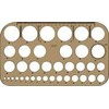 Trafaretas Koh-I-Noor, 32 x 17,6 cm