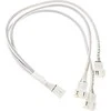Kolink 1-3 PWM Fan Splitter Cable – 35cm, braided, baltas