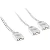 Kolink ARGB 1-2 splitter cable – 30cm, baltas