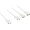 Kolink ARGB 1-3 splitter cable – 30cm, baltas