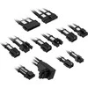 Kolink Core Pro Braided Cable Extension Kit 12V-2×6 Type 1 – Jet Juodas/Brilliant Baltas