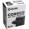 Kolink Core Pro 12V-2×6 90 Degree Adapteris – Type 2, juodos spalvos