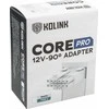 Kolink Core Pro 12V-2×6 90 Degree Adapteris – Type 2, baltos spalvos