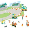 Kolorowe Baloniki Daugkartiniai lipdukai Play Again – Dragon Racing