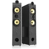 Kompiuterio kolonėlės Fenda F&amp;D T-70X 2.0 ant grindų pastatomi garsiakalbiai, 160 W RMS (80 W x 2), 1 colio aukštų dažnių garsiakalbis + 5,25 colio garsiakalbis + 8 colių žemųjų dažnių garsiakalbis kiekvienam kanalui, BT 5.0 / HDMI (ARC) / optinis / bendraašis / AUX / USB / FM /Karaoke funkcija/ LED Ekranas/Nuotolinis pultelis/Pridedamas mikrofonas/Medinis/Juodas