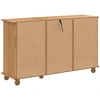 Komoda ASKIM Ruda 79 x 40 x 133,5 cm Kietos pušies mediena