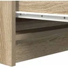 Šoninė spintelė, ąžuolo, 100x35x99 cm, apdirbta mediena
