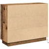 LED Bufetas Senas medis 90 x 32 x 75 cm Apdirbta mediena