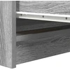 Šoninė spintelė, pilka ąžuolo, 100x35x99 cm, apdirbta mediena