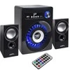 Kompiuterio kolonėlės Audiocore AC910 speaker set 10 W PC / Juodas, Bluetooth
