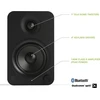 Kanto Audio YU4 – pora 140 W aktyviųjų garsiakalbių su phono / Bluetooth (juoda)