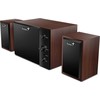 Kompiuterio kolonėlės Boxe Genius SW-2.1 350, cu fir, sistema 2.1, lizdas 3,5 mm, putere RMS 15W (2 x 3,5 W + 1 x 8W), vyšnios mediena