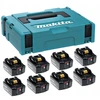 Makita Komplektas 18V, 8xBL1860B, MAKPAC 1 Makita