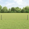 Euro tvoros su stulpu 10 x 0,4 m PVC dengtas plienas Pilka