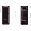 Stacionarus kompiuteris Kompiuteris Lenovo ThinkStation P8 30HH - Tower - 1 x Ryzen ThreadRipper PRO 9965WX / 4 GHz - AMD PRO - RAM 128 GB - SSD 1 TB - TCG Opal Encryption, NVME, Performance - be grafikos - 1GbE, 10GbE - Win 11 Pro - Monitorius: nėra - Klaviatūra: vokiška - TopS (30