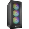 Sharkoon REBEL C20 ITX RGB, Tower-case - juodas