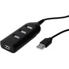 Digitus Skaitmenas | USB 2.0 šakotuvas, 4 prievadų, maitinamas iš magistralės 4 X USB A/F AT prijungtas kabelis | AB-50001-1 | USB 2.0 šakotuvas