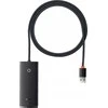 Hub 4in1 Baseus Lite Series USB iki 4x USB 3.0 1m – juodas