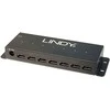 LINDY 7-portų USB 2.0 šakotuvas su jungtimis ir laikikliais