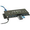 USB Hub - LINDY 7 Prievadų USB 3.0 Metalinis Hub, 5 Gbps, Juodas