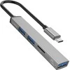 ORICO USB Type-C šakotuvas 2 x USB 2.0, 1 x USB 3.0 ir TF lizdo