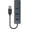 Savio AK-57 pilkas USB šakotuvas su tinklo jungtimi