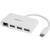 StarTech USB-A Hub 3 prievadai balti