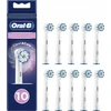 Braun Oral-B Pro Jautrus Clean šepetėlio galvutės 10 (baltos, supaprastinta išorinė pakuotė)