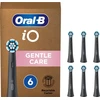Końcówka Oral-B iO Gentle Care, Juodas, 6 vnt.