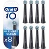 Braun Oral-B iO Ultimate Cleaning šepetėlių galvutės juodos (8 vnt.)