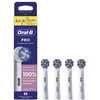 Końcówka Oral-B Sonic dantų šepetėlis head / Pro Jautrus Clean 4-Pack Baltas (015394)