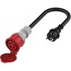 Platinet EV adapteris CEE 16A (F) - Schuko 16A (M) (EV_A11C35S)