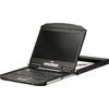 Valiklis Konsolė KVM Aten ATEN CL3700NW DE Short Gylis Single Rail 18.5''-LCD Console (USB HDMI) DE Layout