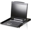 ATEN CL1000N-ATA-AG ATEN CL1000N KVM Console LCD 19 + klaviatūra + jutiklinė dalis 19 1U