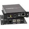 Inline Įmontuota KVM konsolė Įmontuotas HDMI USB KVM per IP ilgintuvas – 4K iki 100 m