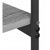 Konsolinis stalas su lentyna Pilkas Sonoma 101 x 35 x 80,5 cm