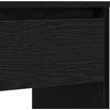 Konsolinis staliukas, juodo ąžuolo spalvos, 89x41x76,5 cm, inžinerinė mediena