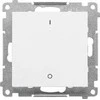 Kontakt Simon TW2.01/111 Simon 55 Dviejų polių jungiklis (modulis) 10 AX, 250 V~, greitos jungtys Matinės baltos spalvos TW2.01/111