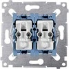 Kontakt-Simon Simon 54 dvigubas 10AX 250V mechanizmas (SW7 / 2XM)