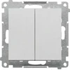 „Kontakt-Simon“ žvakidės jungiklis 55 TW5.01/143 modulis 10 AX, 250V~, greitos jungtys, matinis aliuminis