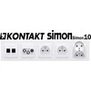 Kontakt-Simon Antenos lizdas Kontakt-Simon Simon 10 CASP.01/49 R-TV-SAT praėjimo modulis, 1x įvestis: 5MHz-2.4GHz matinė juoda
