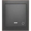 Kontakt-Simon Simon Aquaclick Bell mygtukas su apšvietimu, 10 AX, 250 V juodas ACD1L/49
