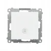 Kontakt Simon TW1ZL.01/111 Simon 55 Vienpolis jungiklis su LED įjungimo indikacija (modulis) 10 AX, 250 V~, greitosios jungtys Matinės baltos spalvos TW1ZL.01/111