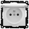 Kontakt-Simon Kontakt-Simon 55 TGZ1BCZ.01/111 kištukinis lizdas IP44 versijai su sandarikliu, modulis 16 A, 250V~, greitos jungtys, matinė balta