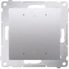 Kontakt-Simon Simon 54 GO Mygtukas valdiklis roletų valdymui išmaniuoju telefonu WiFi 2x5A 230V (modulis) matinis sidabras DEZ1W.01/43